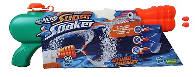 #ad NERF SUPER SOAKER Hydro Frenzy Water Blaster Wild 3 In 1 Soaking Fun NEW $16.99