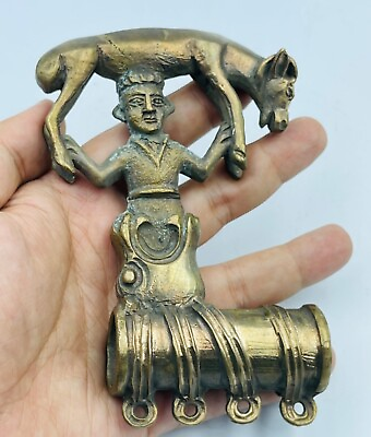 #ad #ad ancient luristan fully cleaned bronze socketed ceremonial tool master of animals $700.00