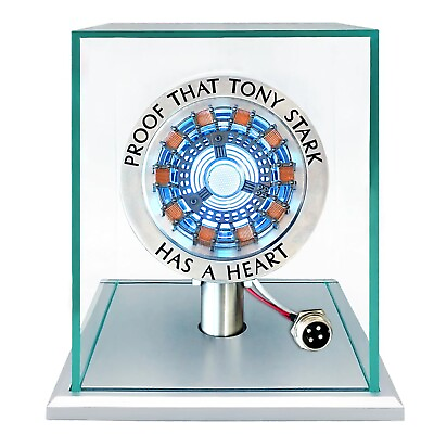 #ad #ad Iron Man MK1 1:1 Arc Reactor LED Display Tony Stark Has A Heart Art Deco Costu $79.92