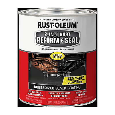 #ad Black Stops Rust Reform and Seal 344763 Quart $25.99