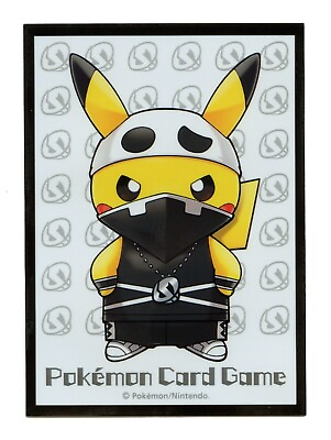 #ad Pretend Pikachu Team Skull Individual Card Sleeve Pokemon Center Japan Original $2.50