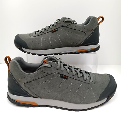 #ad Oboz Bozeman Low Leather Men#x27;s Trail Hiking Shoes Charcoal US 11 $45.00