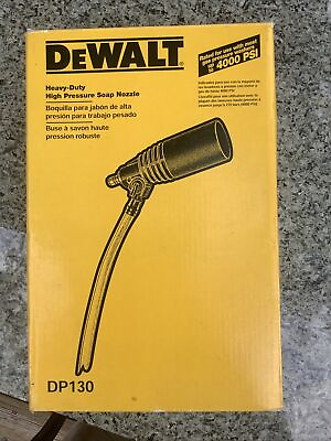 DeWalt Heavy Duty High Pressure Soap Nozzle DP130 for Pressure Washer $33.90
