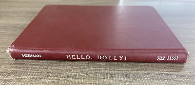 #ad Hello Dolly First Edition Book Michael Stewart Thornton Wilder Jerry Herman $67.50