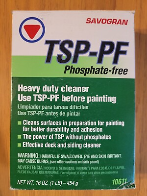 #ad SAVOGRAN COMPANY 1LB TSP PHOSPHATE FREE HE heavy duty cleaner before paint $13.50