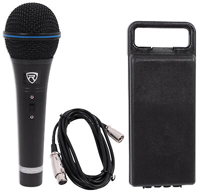 #ad Rockville RMM XLR Dynamic Cardioid Professional Metal Microphone W 10#x27; XLR Cable $19.95