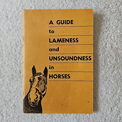 #ad Vintage Book A Guide to Lameness and Unsoundness in Horses 1952 Troy Chemical US $9.95