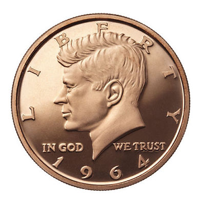 1 oz Copper Round 1964 Kennedy #ad $2.75