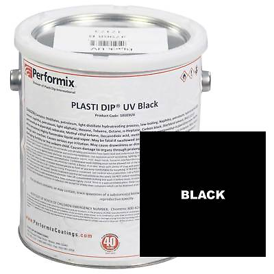 Plasti Dip 1 Gallon Can UV Concentrate unthinned Matte BLACK $81.79