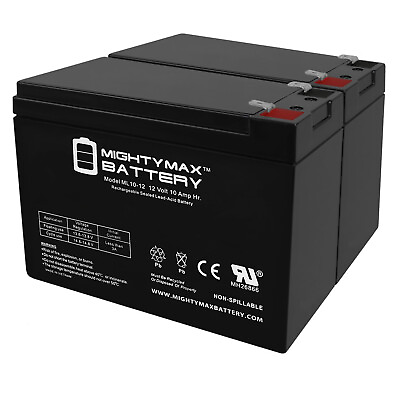 #ad Mighty Max 12V 10AH Battery Replacement for Generac Model # 5798 2 Pack $49.99