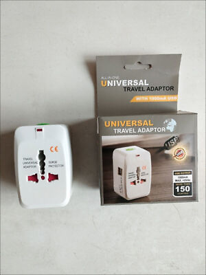 #ad Global 110V 220V 1500W Multifunctional 2USB port Travel Home Power Converter $10.99