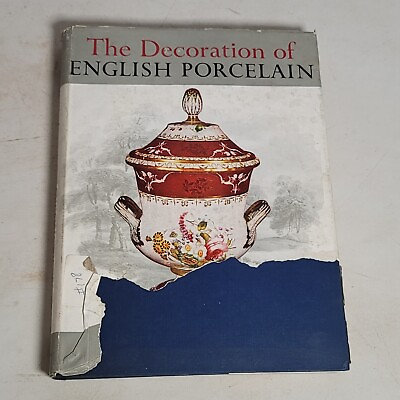 #ad Decoration English Porcelain 1750 1850 Book Stanley Fisher 1954 HC $35.00