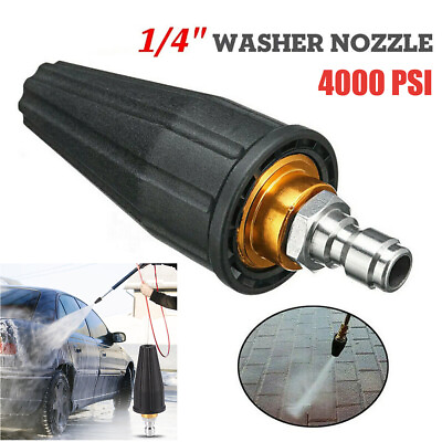 #ad 4000PSI Universal Turbo High Pressure Washer Nozzle 1 4quot; Quick Connect 4.0 GPM $9.45