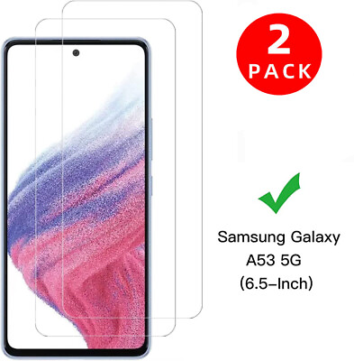 #ad 2x 9H Screen Protector Tempered Glass For Samsung Galaxy A53 5G A52 5G A52s 5G $4.79