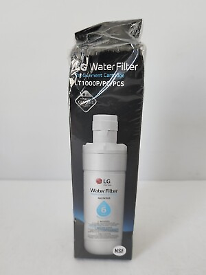 #ad Genuine LG Water Filter Replacement Cartridge LT1000P PC PCS NEW SEALED $12.99