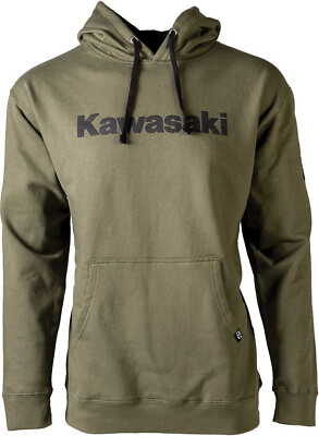 #ad Factory Effex Kawasaki Squad Pullover Hoodie Mens Sweatshirt $57.95