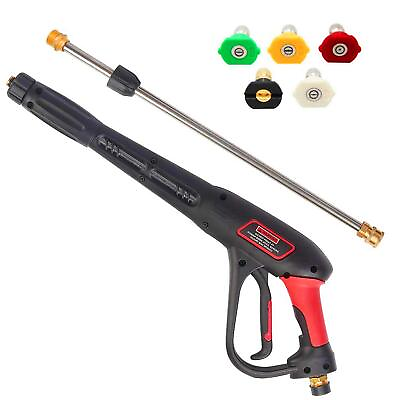 #ad High Pressure Washer Gun 4000 PSI with 21 Inch Extension of Pressure Washer W... $44.40