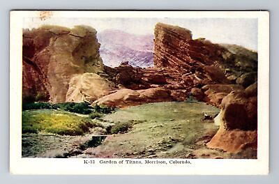 #ad #ad Morrison CO Colorado Garden Of Titans Antique Vintage Souvenir Postcard $7.99