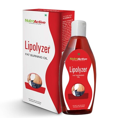 Nutroactive Lipolyzer Fat Burning Oil Weight Management Pack of 225 Ml $32.62