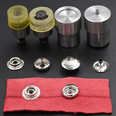 #ad Hand Pressure Snap Mold Metal Buttons Dies Nickel Free Eyelet DIY Nailing Tool $20.15