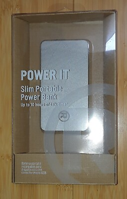 #ad New Radio Shack POWER IT Super Slim Portable Power Bank USB LED Up to 10 hours $22.00