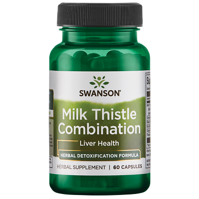#ad Swanson Milk Thistle Combination 60 Capsules $7.79
