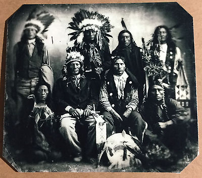 #ad Chiefs Of the Sioux Indians tintype C1047RP $22.99