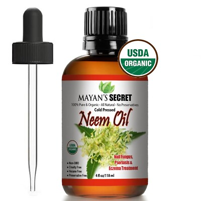 #ad Neem Oil 100% Pure Cold Press Unrefined for SkinHair care $14.99