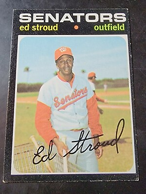 #ad 1971 Topps Baseball #217 Ed Stroud *BUY 2 GET 1 FREE* $2.00