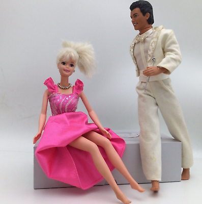 #ad Barbie Doll 1966 Mattel Indonesia Twist and Turn Bendable Legs amp; Ken Chaina 1968 $95.00