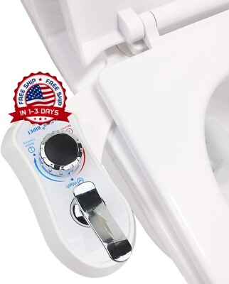 #ad Adjustable Spray Toilet Clean Clear Rear End Bidet Butt Wash Washer Fresh Water $59.00