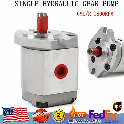 #ad #ad Mini Hydraulic Gear Pump High Pressure Gear Pump 21MPa 3200rpm Flat Key Shaft $50.87