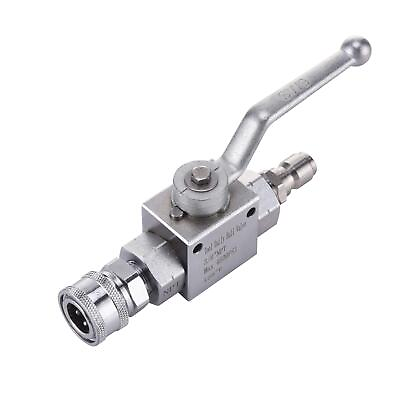 #ad High Pressure Washer Ball Valve Kit 3 8 Inch Quick Connect for Power Washer ... $48.77