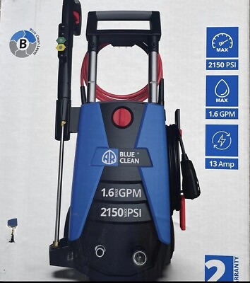 #ad Electric Pressure Washer AR Blue Clean BC383HSS 2150 Max PSI 1.6 GPM 13 Amps $175.00