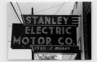 #ad #ad Stanley Electric Motor Co 1520 E. Miner Ave Stockton CA Vintage Photo E21 $6.74