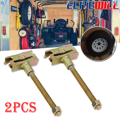 #ad 2 PACK E Track Spare Tire Trailer Mount with 5” Bolt Hanger Spare Wheel Carrier $13.99