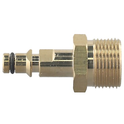 #ad M22 Adapter High Pressure Washer Hose Pipe Quick Connector Convert Tool Gold $10.93
