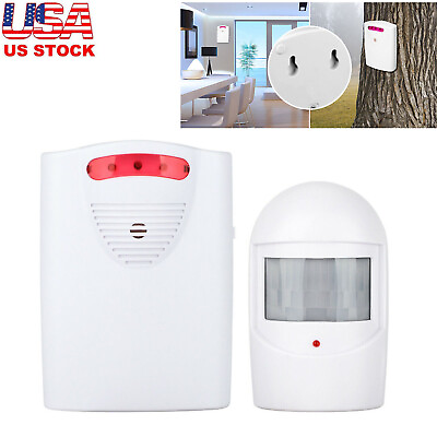 #ad Infrared Wireless Driveway Alarm Motion Sensor Home Garage Alert Security System $14.39