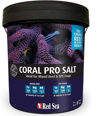 #ad Fish Pharm ARE11230 Coral Pro Marine Salt for Aquarium 175 Gallon $167.99
