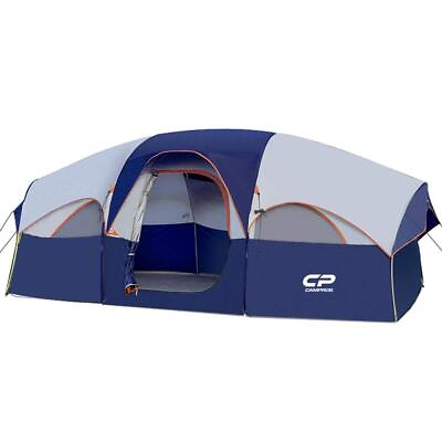 #ad CAMPROS Tent 8 Person Camping Tents Waterproof Windproof Family Tent 5 Larg... $229.34
