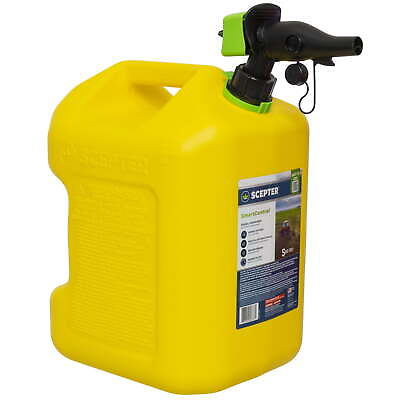 #ad 5 Gallon SmartControl Dual Handle Diesel Fuel Container FSCD571 Yellow Gas Can $22.03