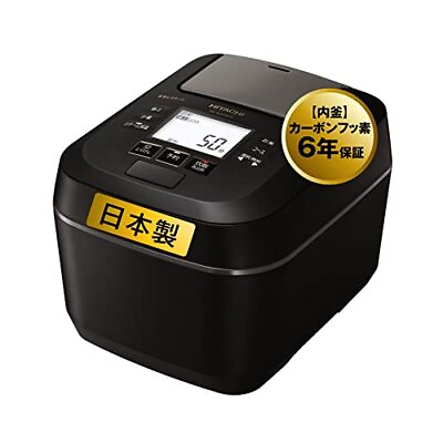 #ad Hitachi Rice Cooker 5.5 Go Pressure IH Plump Set Steam Cut RZ W100DM K Frost BK $410.44