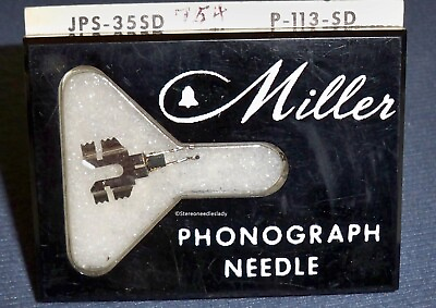 #ad MILLER STYLUS NEEDLE JP S35SD for MAGNAVOX Admiral for 754 DS13 Shure MI 44 $17.95