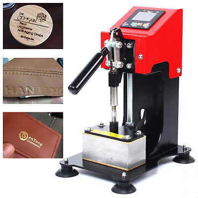 #ad 900W Electric Heat Press Machine High Pressure Hot Press Stamping Machine 0 485℉ $169.57