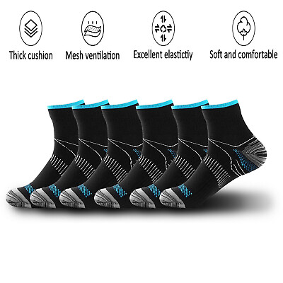 #ad Foot Pain Relief Plantar Fasciitis Compression Socks Ankle Support Sleeves Brace $6.95