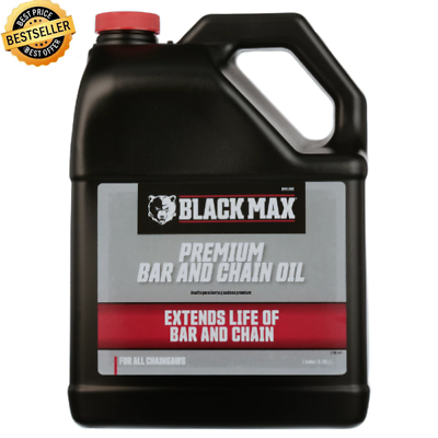 #ad #ad Black Max 1 gallon Bar and Chain Oil 128oz 3.785 Liters FREE SHIPPING NEW $42.48