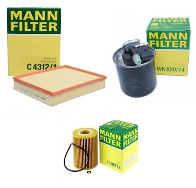 #ad Mann Engine Oil Air Fuel Filter Kit for Mercedes Benz Sprinter 2500 3500 $88.95