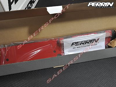 #ad Perrin RED Radiator Shroud Subaru for 2008 2014 Subaru WRX STi 08 11 Impreza $67.15