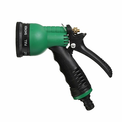 #ad Hose Nozzle 7 Way Patterns Heavy Duty Garden Water Pressure Spray Sprinkler Head $7.99
