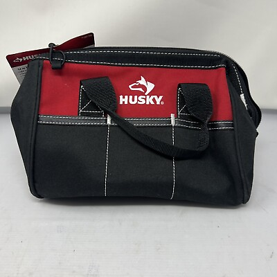 #ad Husky 82004N11 12 in. Tool Bag Storage Organizer Carrying Case $14.95